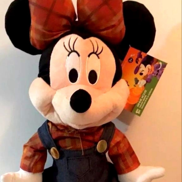 Disney Other - 🆕️DISNEY Minnie Mouse Plush Door Greeter Decor Harvest 🍂🍃🍁🌾